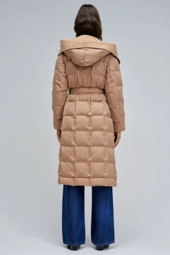 Salsa Jeans Abrigo acolchado largo Beige New