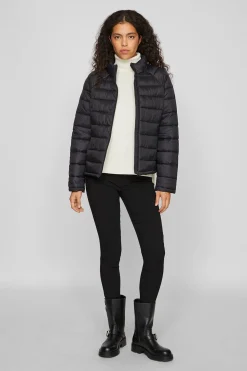 Vila Abrigo acolchado ligero Negro Sale
