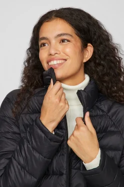 Vila Abrigo acolchado ligero Negro Sale