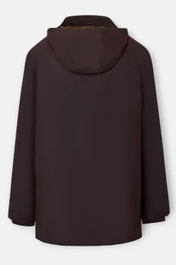 Silbon Abrigo clásico encerado Marr&oacute;n Hot