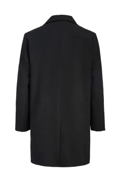 Jack & Jones Abrigo cuello italiano negro Hot