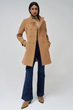 Salsa Jeans Abrigo de lana Beige Hot