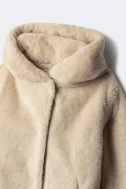 Springfield Kids Abrigo de pelo niña beige Discount