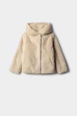 Springfield Kids Abrigo de pelo niña beige Discount