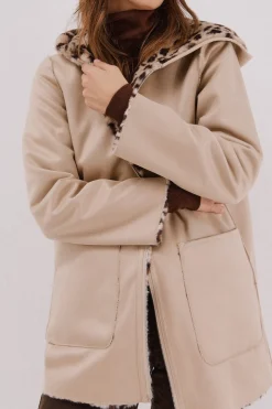 Cortefiel Abrigo efecto doble faz reversible Marfil New