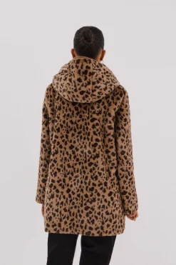 Cortefiel Abrigo efecto doble faz reversible Marr&oacute;n oscuro Discount