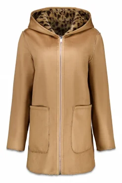 Cortefiel Abrigo efecto doble faz reversible Beige Clearance