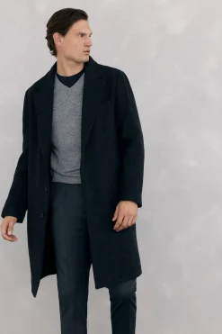 Pedro del Hierro Abrigo espiga vistas desmontables Gris Discount