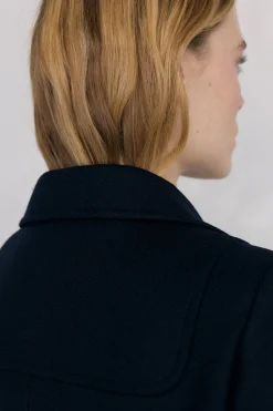 Pedro del Hierro Abrigo estilo marinero Azul Discount