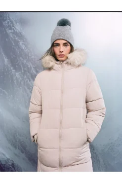 Springfield Abrigo largo acolchado Thermolite nude Best