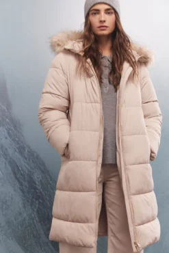 Springfield Abrigo largo acolchado Thermolite nude Best