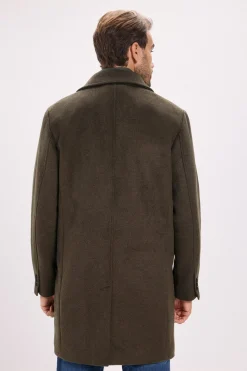 Jack & Jones Abrigo largo con cierre combinado Gris oscuro Online