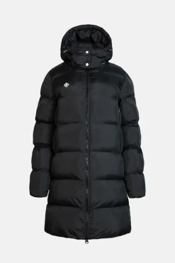 Izas Abrigo largo de fibra negro Outlet