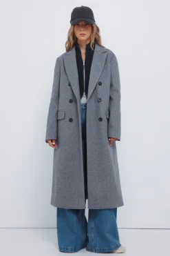 Springfield Abrigo largo doble abotonadura estampado Outlet