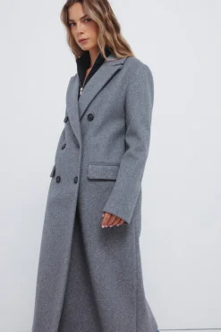 Springfield Abrigo largo doble abotonadura estampado Outlet