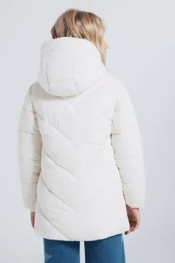 Springfield Kids Abrigo largo para niña marr&oacute;n