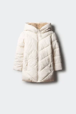 Springfield Kids Abrigo largo para niña marr&oacute;n