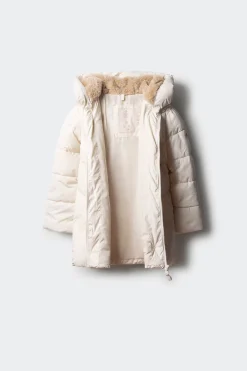 Springfield Kids Abrigo largo para niña marr&oacute;n