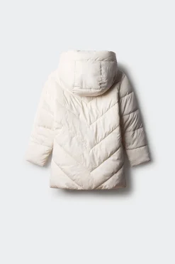 Springfield Kids Abrigo largo para niña marr&oacute;n