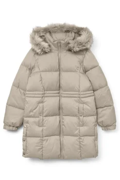 Vero Moda Abrigo midi acolchado Beige Sale