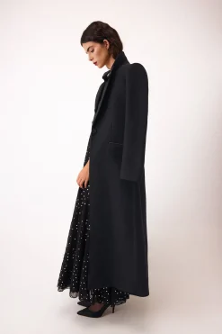 Pedro del Hierro Abrigo contraste Negro