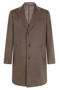 Cortefiel Abrigo sola vistas desmontables Camel Discount