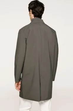 Selected Abrigo técnico resistente al agua con chaleco desmontable Gris oscuro New