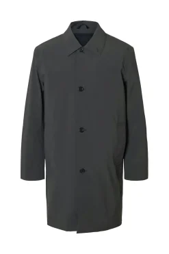 Selected Abrigo técnico resistente al agua con chaleco desmontable Gris oscuro New