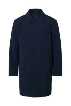 Selected Abrigo técnico resistente al agua con chaleco desmontable Azul marino