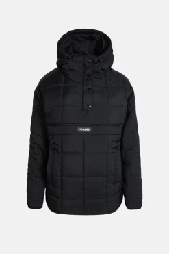 Izas Abrigo tipo canguro peron negro Sale