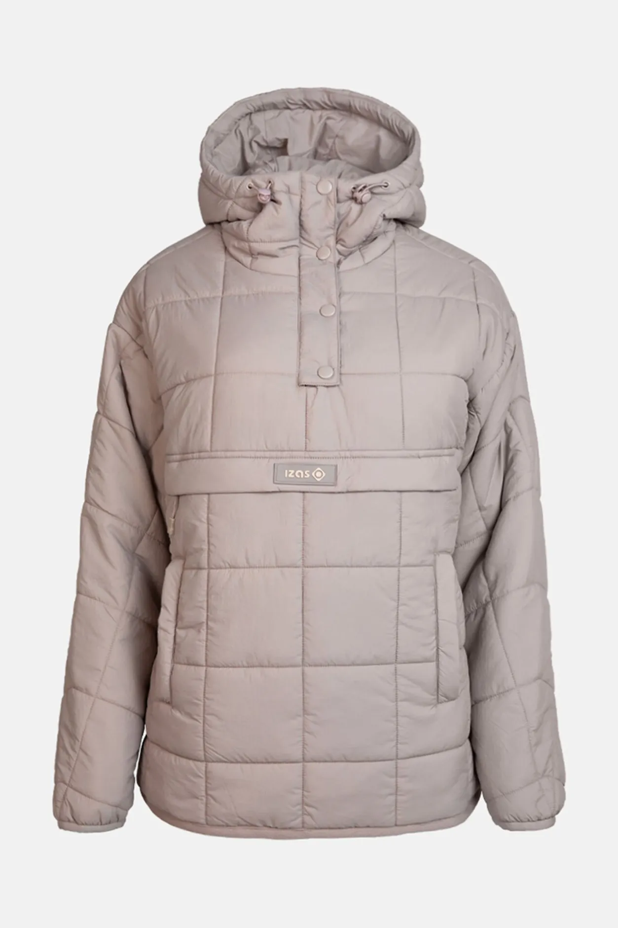 Izas Abrigo tipo canguro peron rosa New