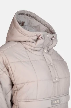 Izas Abrigo tipo canguro peron rosa New