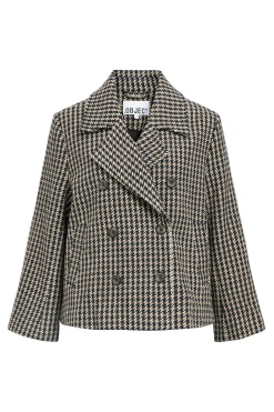 Object Abrigo tweed cuadros Multicolor Outlet