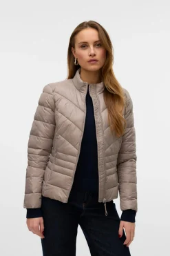 Vero Moda Abrigo ultraligero acolchado Gris Outlet