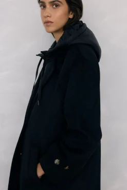 Pedro del Hierro Abrigo y chaleco interior Negro Hot