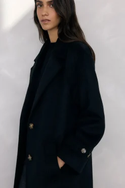 Pedro del Hierro Abrigo y chaleco interior Negro Hot