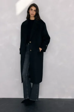 Pedro del Hierro Abrigo y chaleco interior Negro Hot