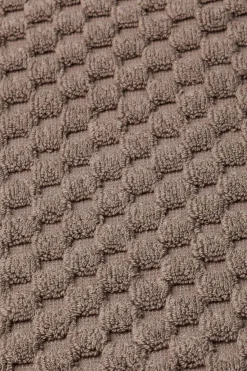 Textura Alfombra baño rizo algodón bambú 50x70cm. gris Discount