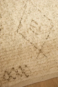 Calma House Alfombra de algodón flameado Mayo beige Clearance
