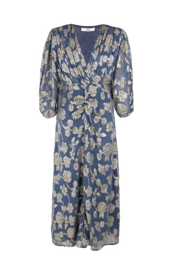 Hoss Intropia Amanda. Vestido jacquard Estampado azul Online