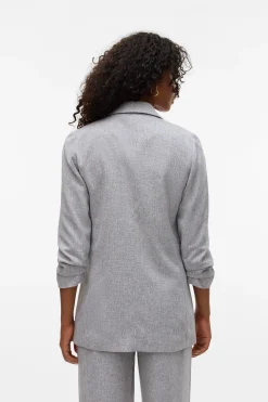 Vero Moda Americana abierta con solapa Gris Hot