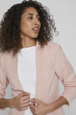 Vila Americana blazer manga 3/4 Rosa Hot