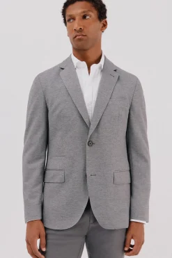 Cortefiel Americana de punto Gris oscuro New