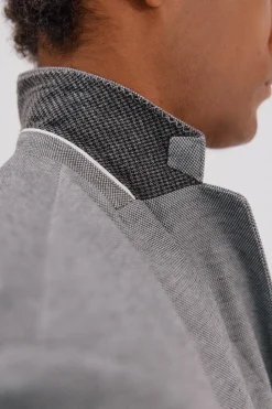 Cortefiel Americana de punto Gris oscuro New