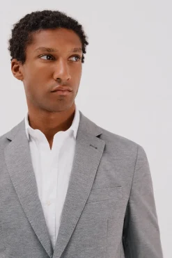 Cortefiel Americana de punto Gris oscuro New