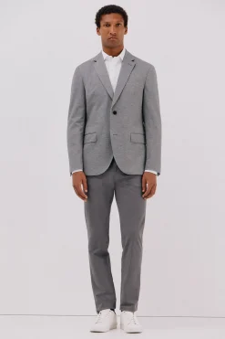 Cortefiel Americana de punto Gris oscuro New