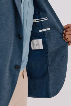 Cortefiel Americana de punto Azul