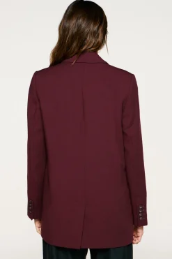 Selected Americana de traje fit relajado. Morado Discount