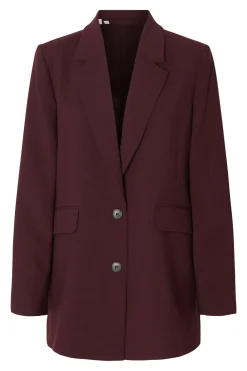 Selected Americana de traje fit relajado. Morado Discount