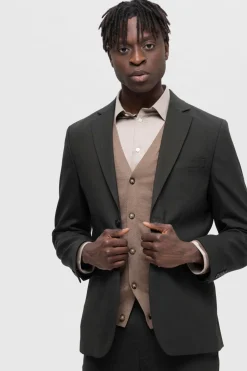 Selected Americana de traje Slim Fit Verde Sale